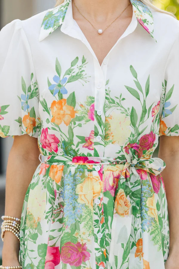 More Amazing White Floral Maxi Dress | The Mint Julep Boutique