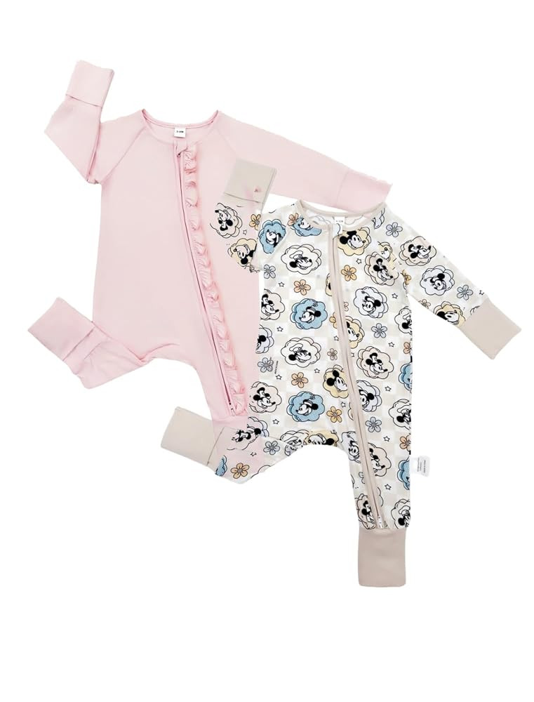 Bow Dream Bamboo Rayon Baby Pajamas Infant Sleepers Newborn Girl Boy Clothes Rompers Jumpsuit Out... | Amazon (US)