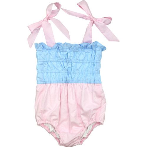 Pink And Blue Vintage Swimsuit | Cecil and Lou
