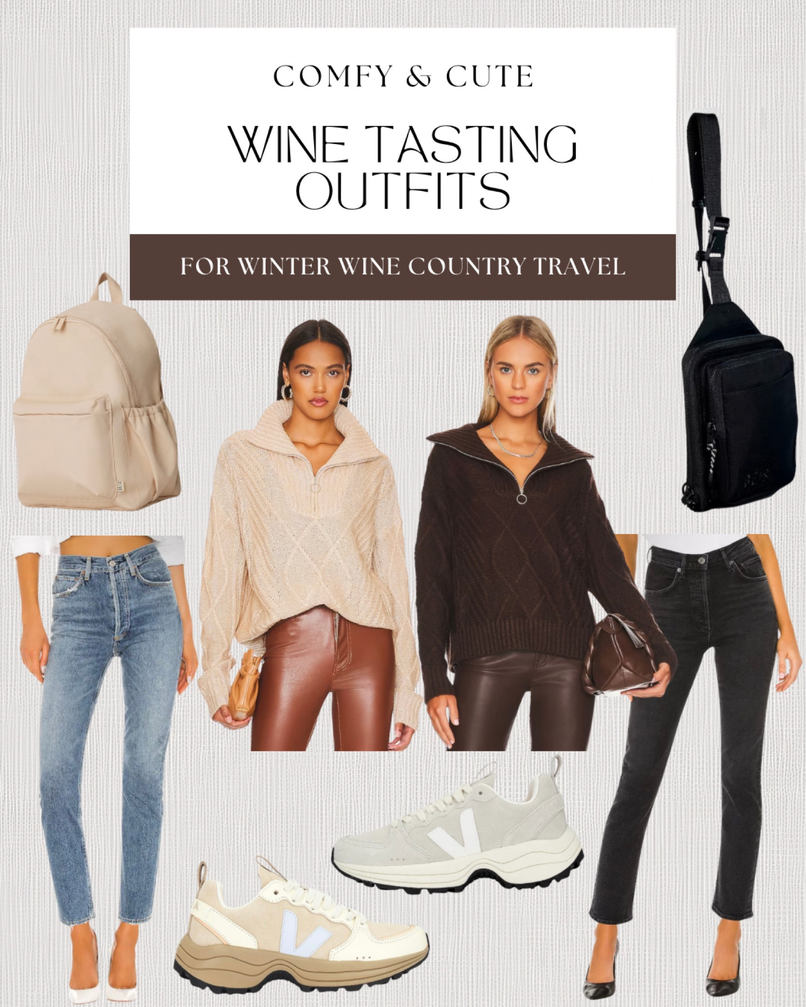 Vacation outfits for winter travel in Napa Valley! The best jeans, and comfy quarter zip sweater… perfect  for travel or for a casual winery. 



#LTKstyletip #LTKSeasonal #LTKtravel