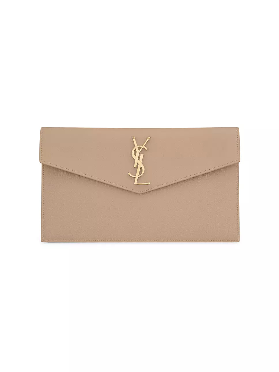 Medium Uptown Leather Clutch | Saks Fifth Avenue