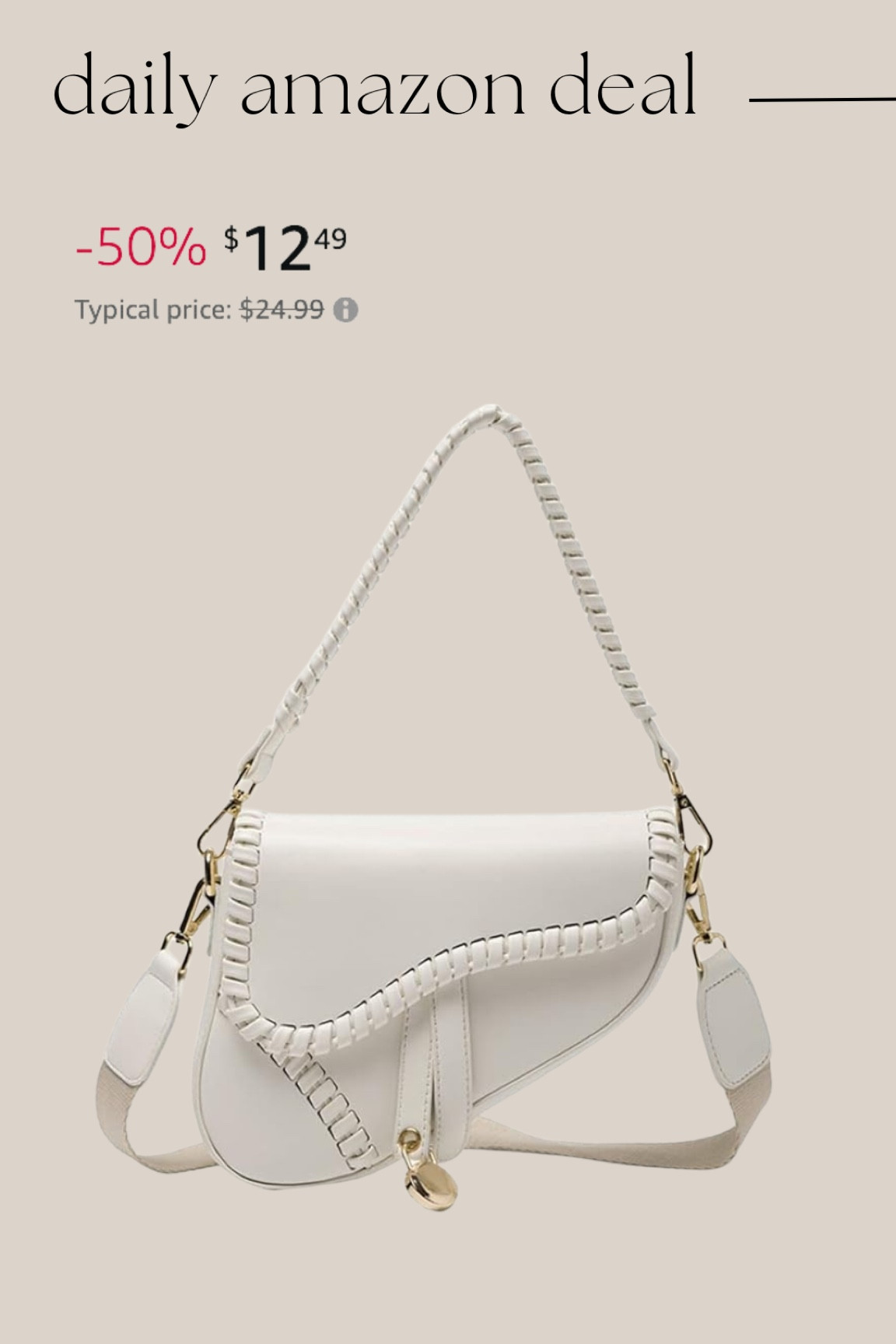 Daily Amazon deal: designer lookalike purse 

#LTKFindsUnder50 #LTKGiftGuide #LTKSaleAlert