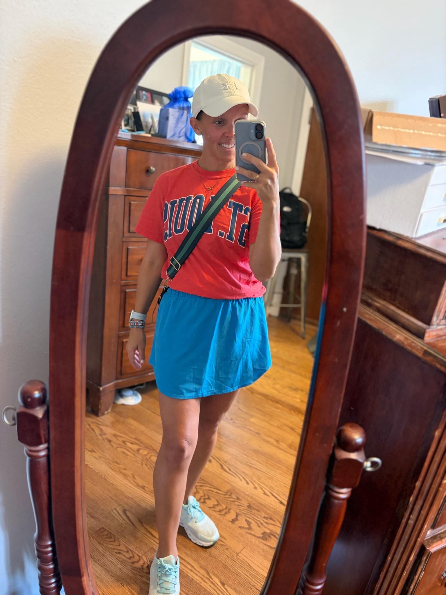 This on repeat for game weekends following the kids around. The skirt is comfy, has a smocked waist that gives a light compression feel; and my shoes are a great dupe. 


#amazon #tennisshoes @Walmart #designerdupe #crossbody #quiltedcrossbody #LTKmomlife #athleisure #golfskirt #pickleball

#LTKU #LTKActive #LTKOver40