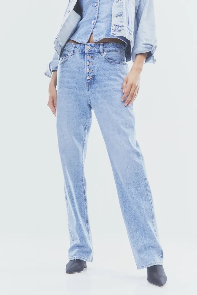 Straight High Jeans | H&M (US + CA)