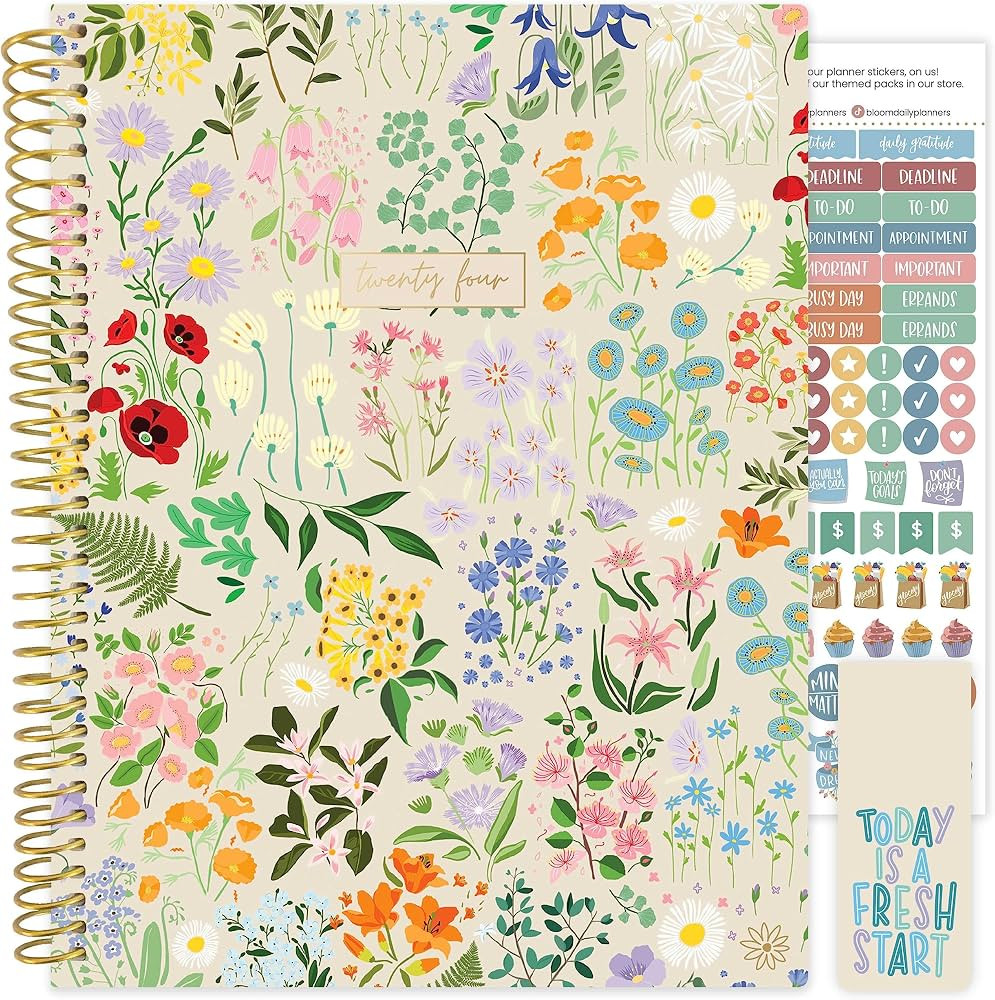 bloom daily planners 2024 (8.5" x 11") Calendar Year Day Planner (January 2024 - December 2024) -... | Amazon (US)