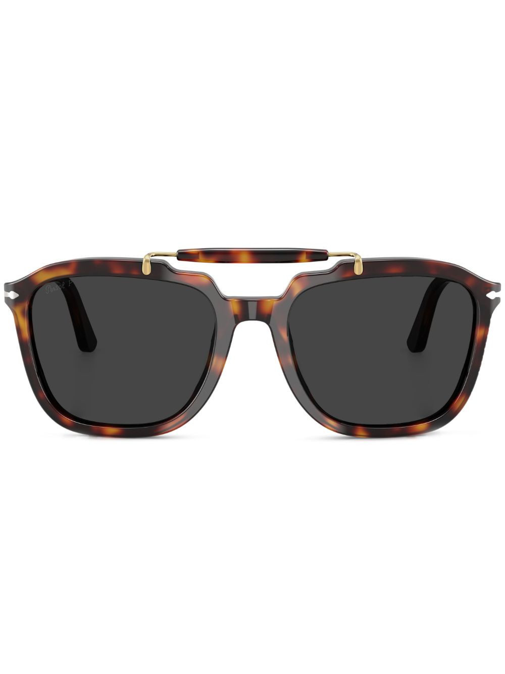 Persol tortoise-shell square frame sunglasses - Brown | Farfetch Global