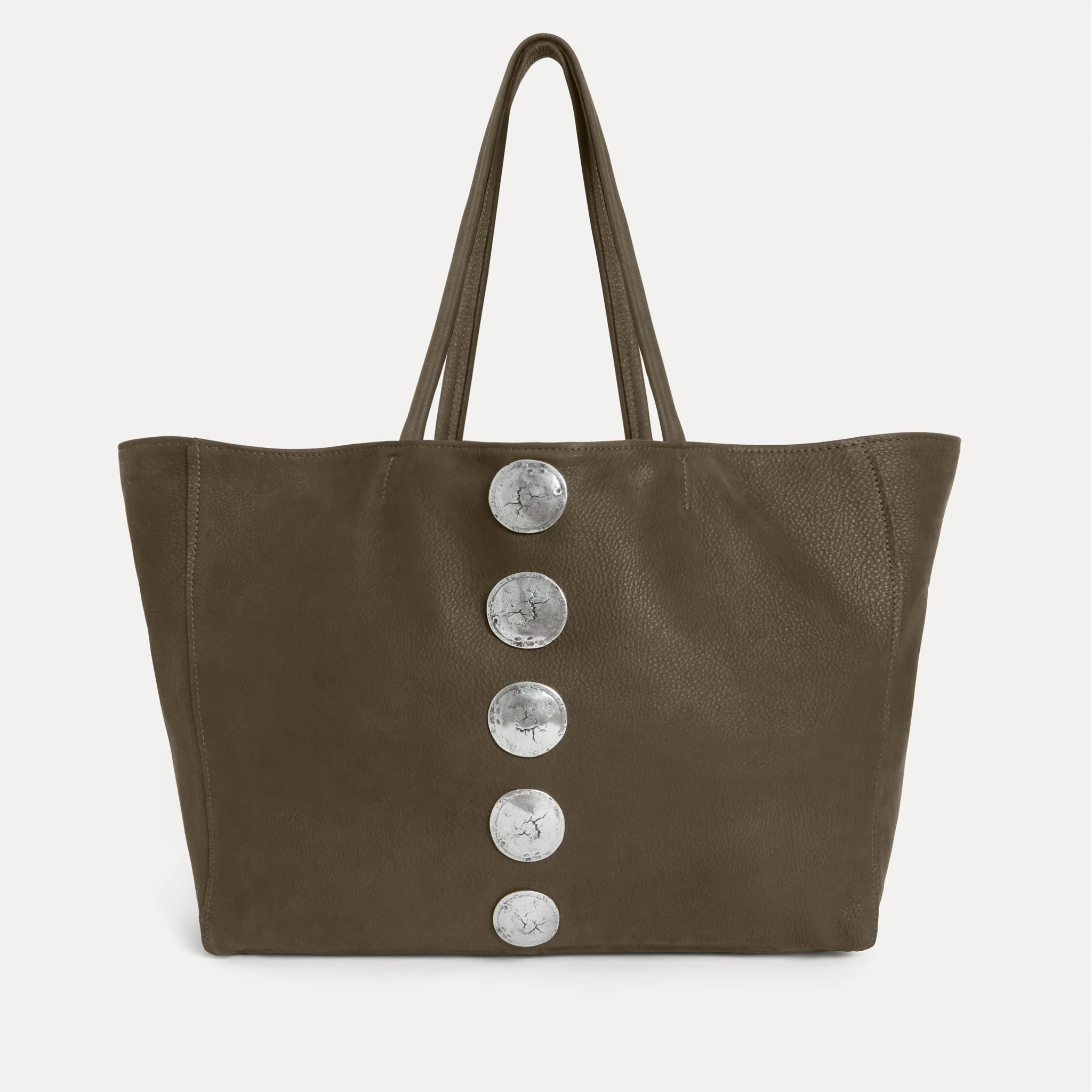 Gaia Tote Bag Olive Nubuck | Streets Ahead Inc