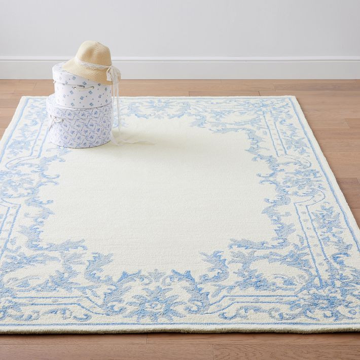 LoveShackFancy Ornate Border Rug | Pottery Barn Teen