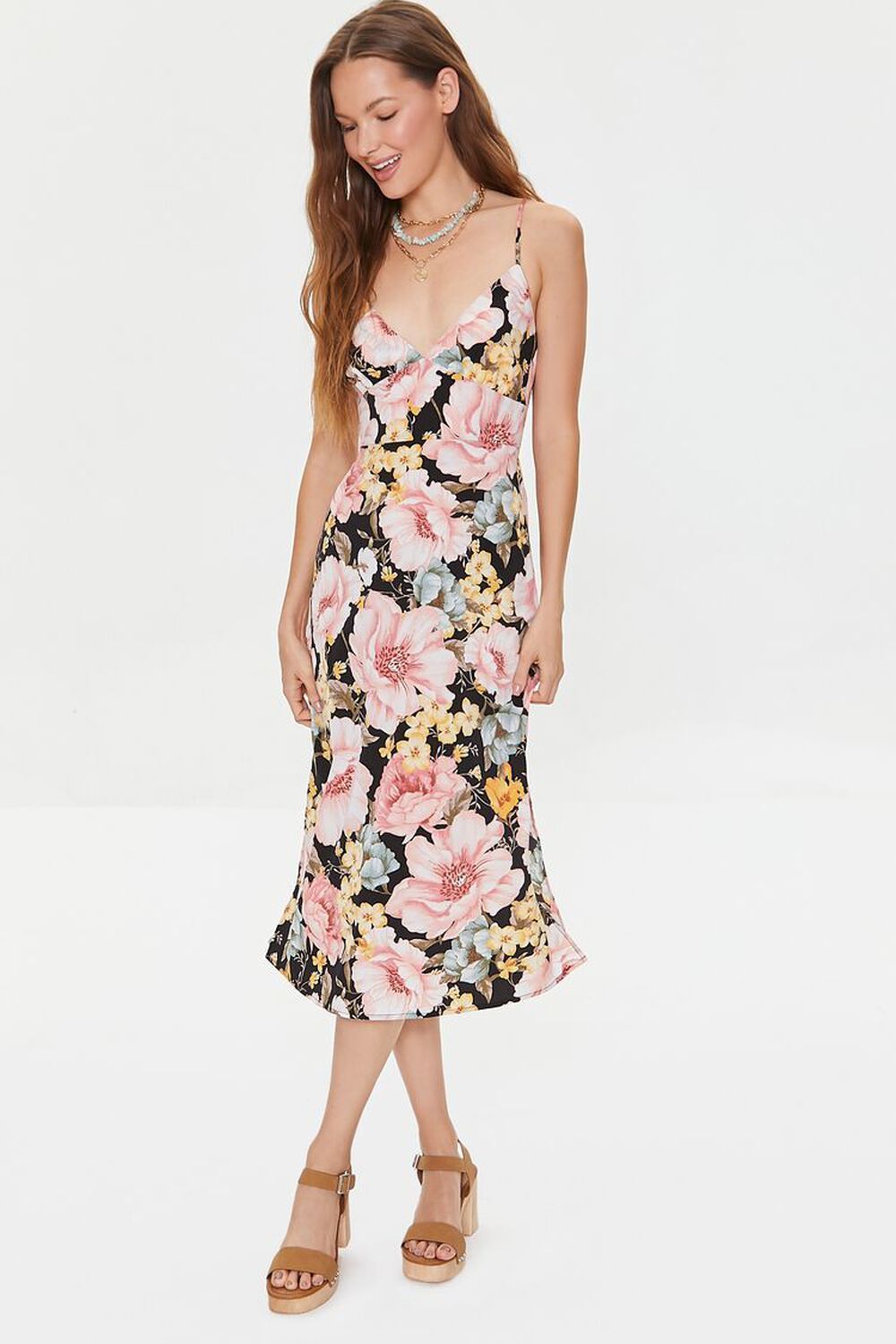 Floral Print Cami Midi Dress | Forever 21 | Forever 21 (US)