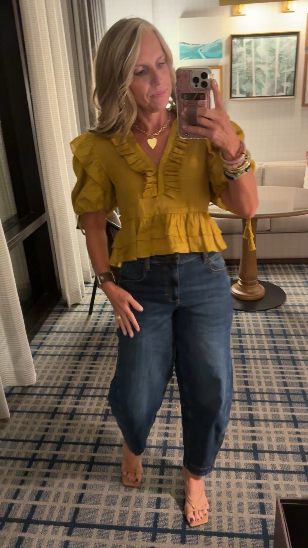 Dinner with the girls look 
Wearing 4 jeans and XS top 

#LTKFindsUnder100 #LTKStyleTip #LTKOver40