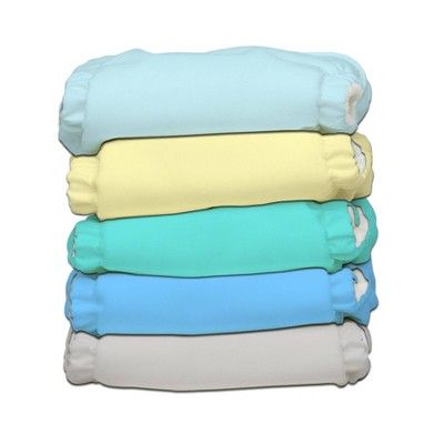 Charlie Banana 5pk Reusable All-in-One My First Cloth Diapers - Pastel | Target