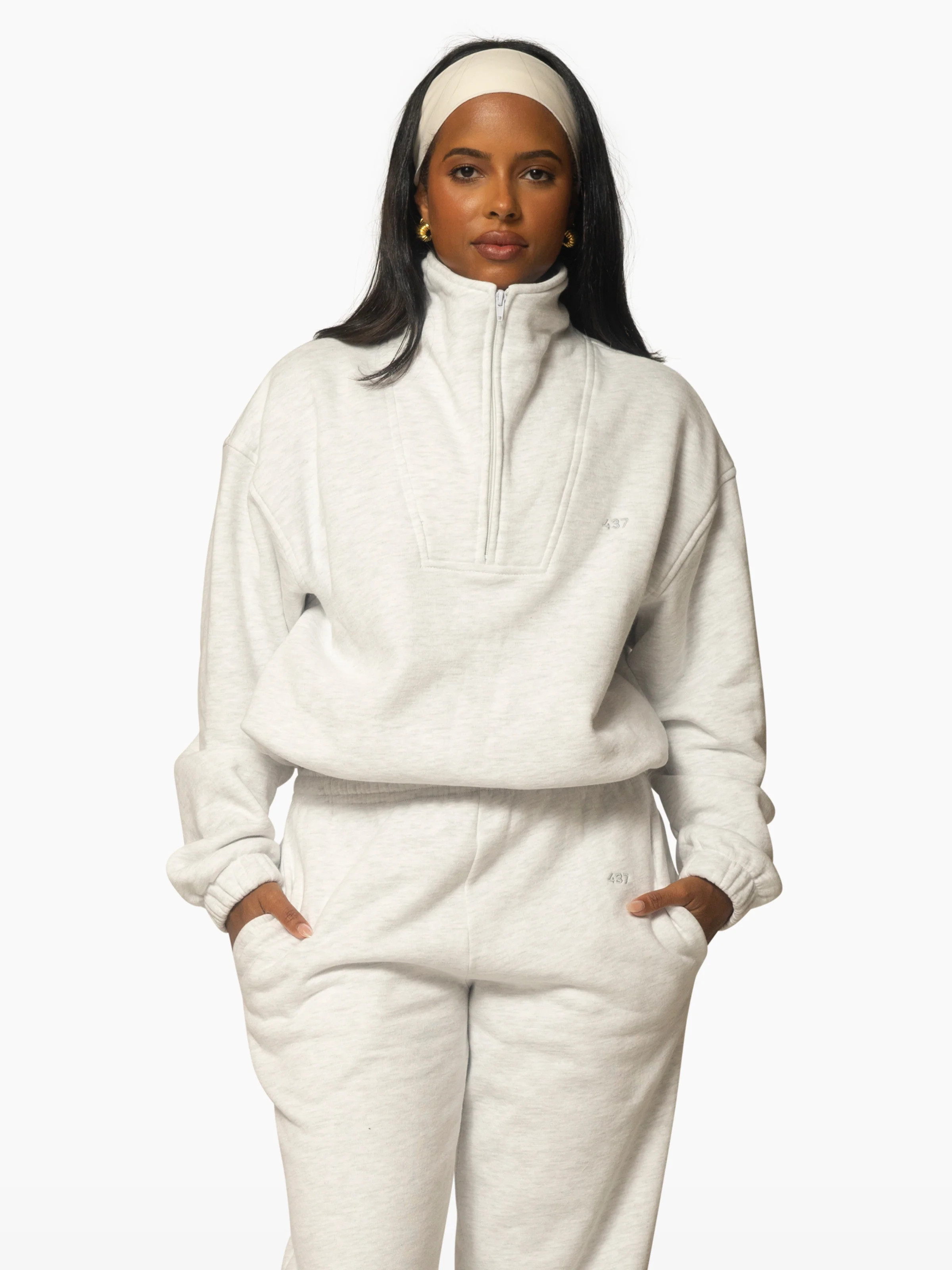 The Quarter Zip / Cloud | 437