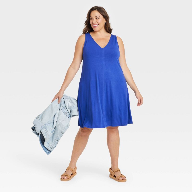 Women's Plus Size Knit Tank Dress - Ava & Viv™ | Target