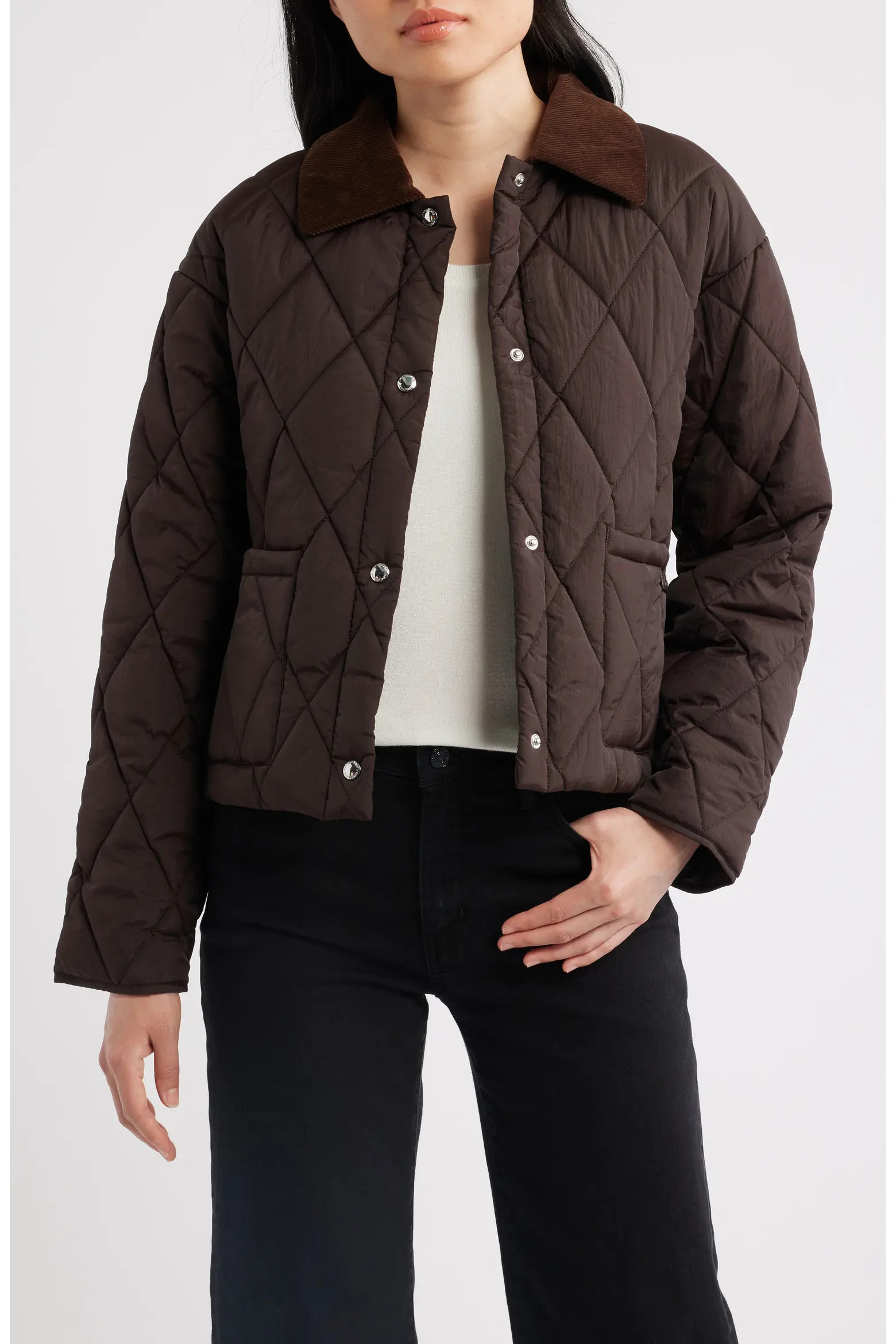 Quilted Crop Jacket (Women) | Nordstrom | Nordstrom