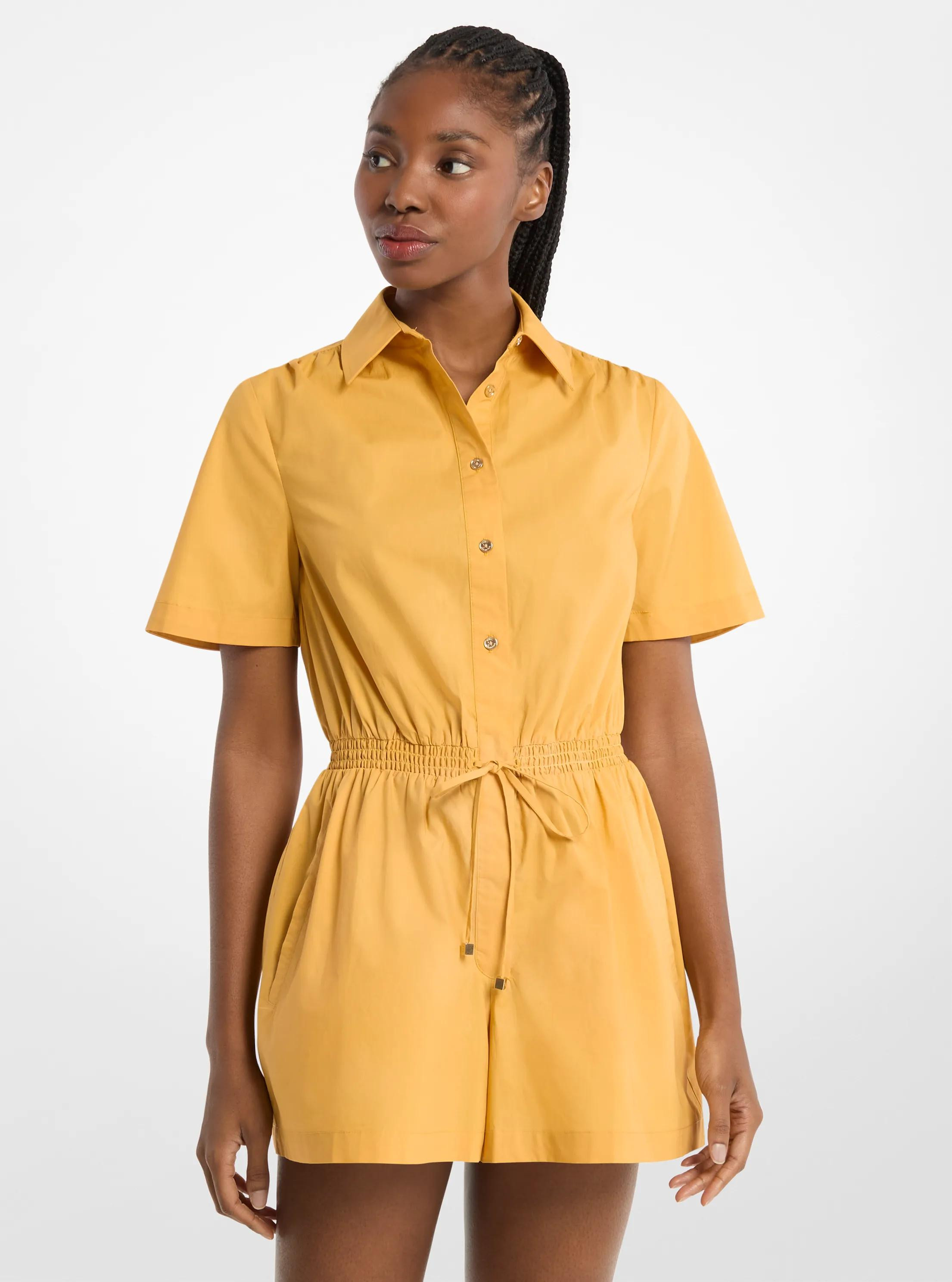 Cotton Poplin Romper | Michael Kors US