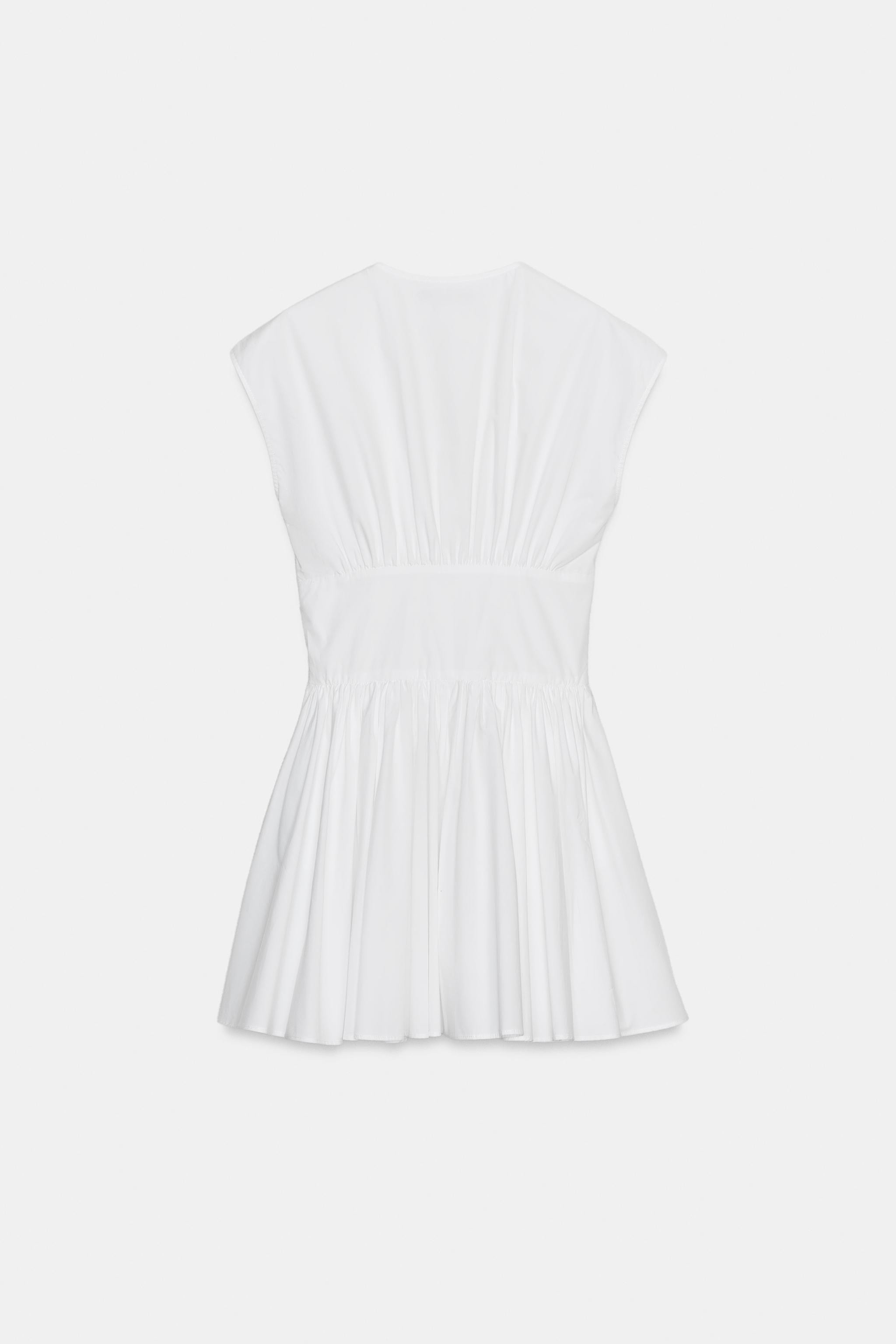 POPLIN MINI DRESS | Zara UK