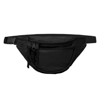 Dalix Fanny Pack w/ 3 Pockets Traveling Concealment Pouch Airport Money Bag in Black | Target