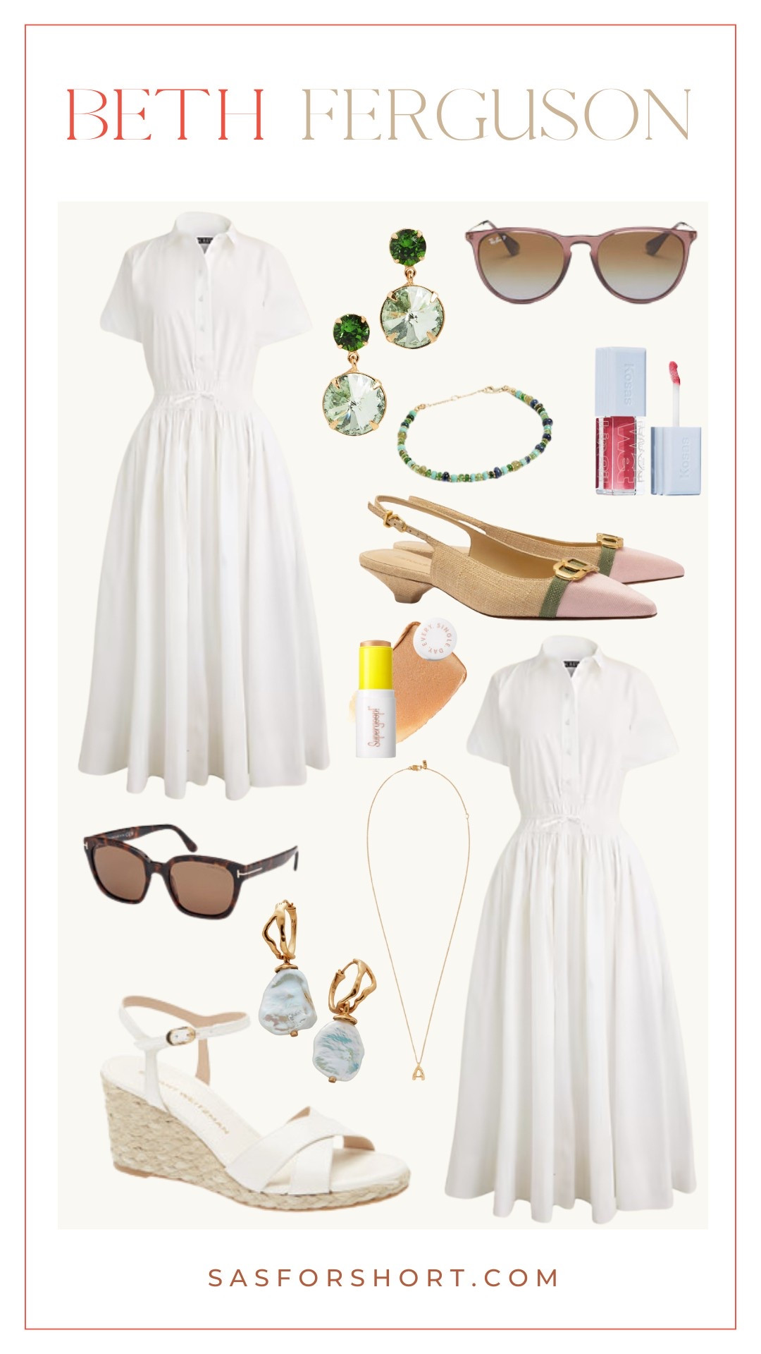 Easy, breezy, and effortlessly polished 🤍✨
A white dress paired with slingback kitten heels or sweet white wedges is the definition of daytime elegance. Perfect for brunch, baby showers, or garden parties—this look keeps things feminine, comfy, and always put-together.

#LTKOver40 #LTKPetite #LTKStyleTip