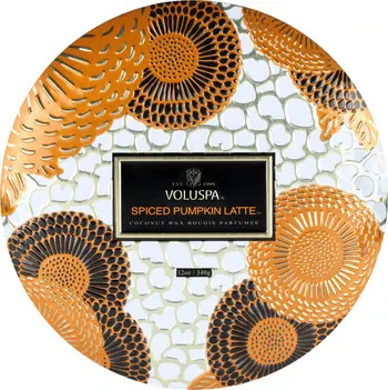 Spiced Pumpkin Latte 3-Wick Tin Candle | Nordstrom