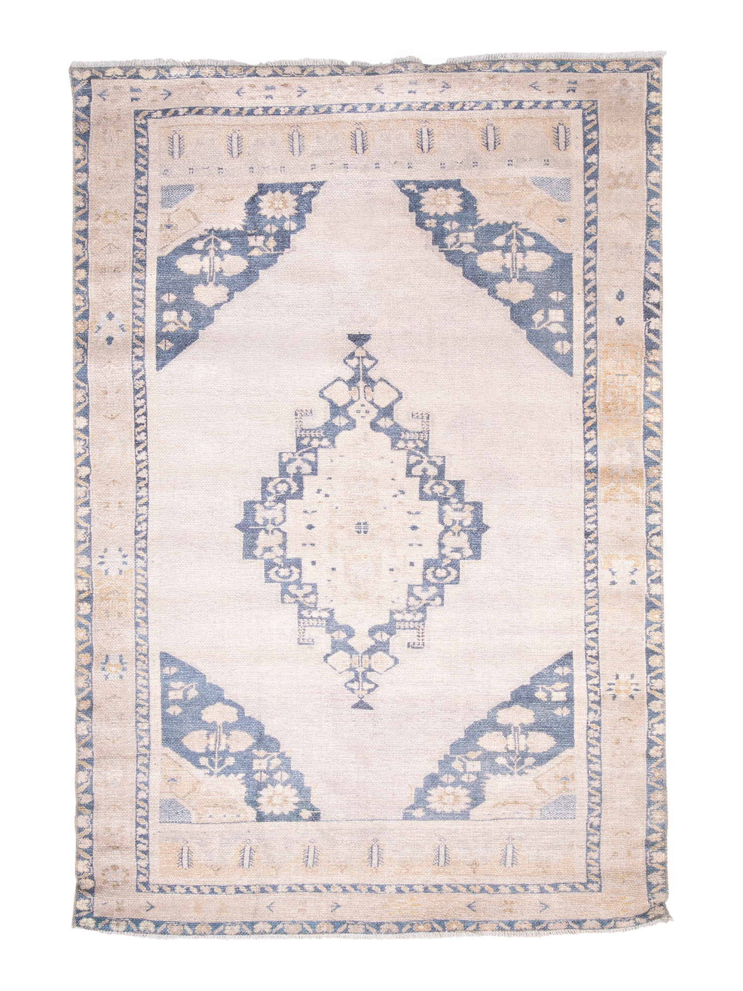 Made In Turkey 4x6 Washable Lumal Vintage Look Area Rug | TJ Maxx