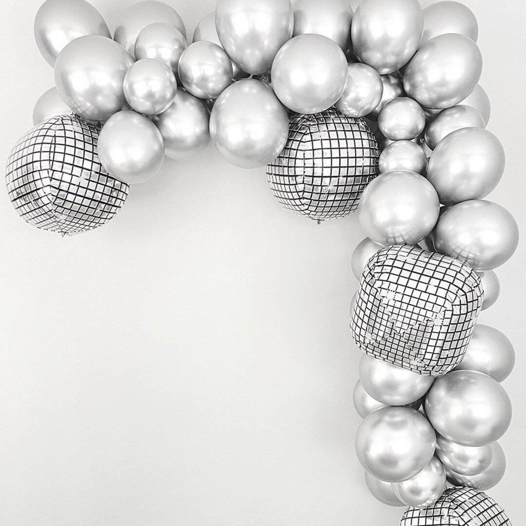 Disco Balloon Garland, Disco Party Decorations, Last Disco, Disco Party Decor, Disco Ball Balloon... | Etsy (US)