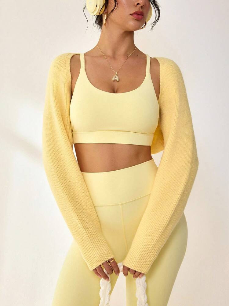 Sovereign Charm Women's Autumn Simple Solid Color Ribbed Knit Sweater | SHEIN