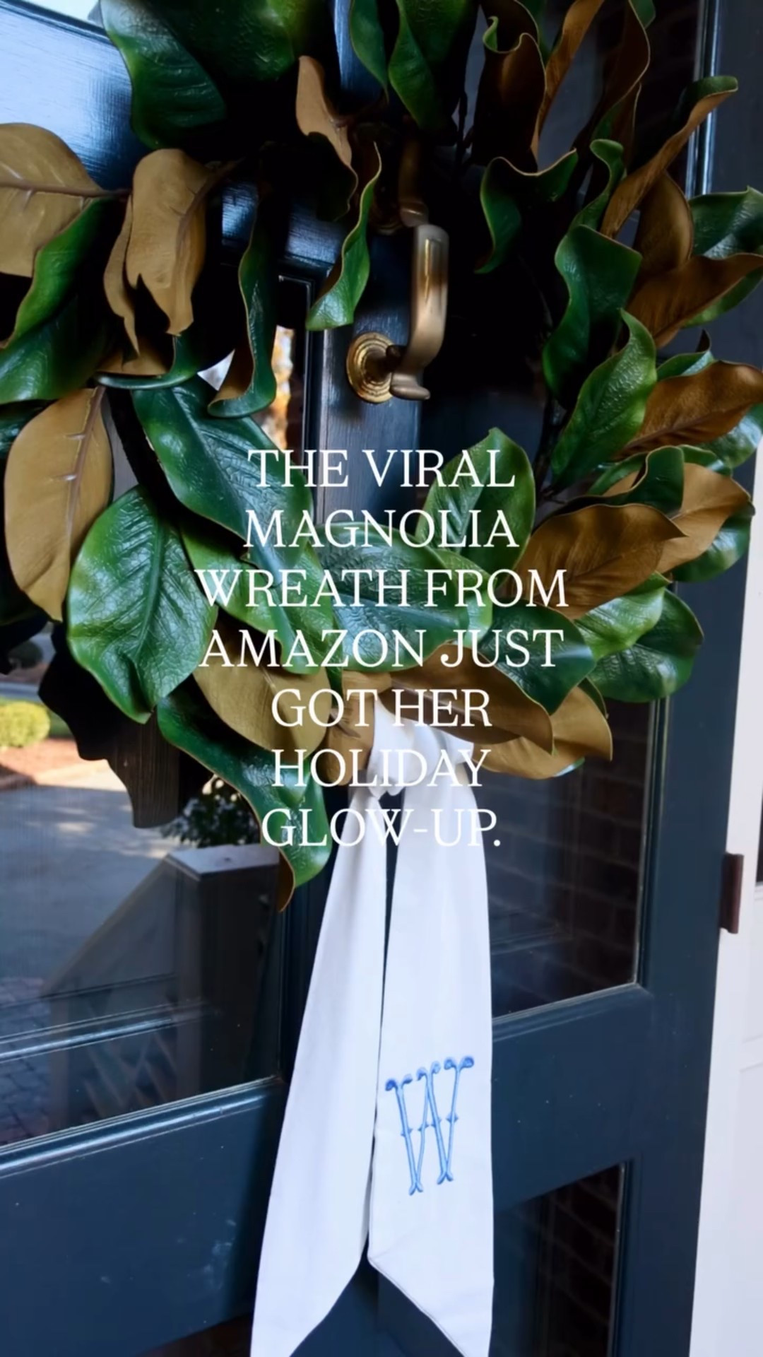 Add some festive flair to your door with these monogrammed wreath sashes. Perfect for the holidays!

#LTKHoliday #LTKCyberWeek #LTKGiftGuide