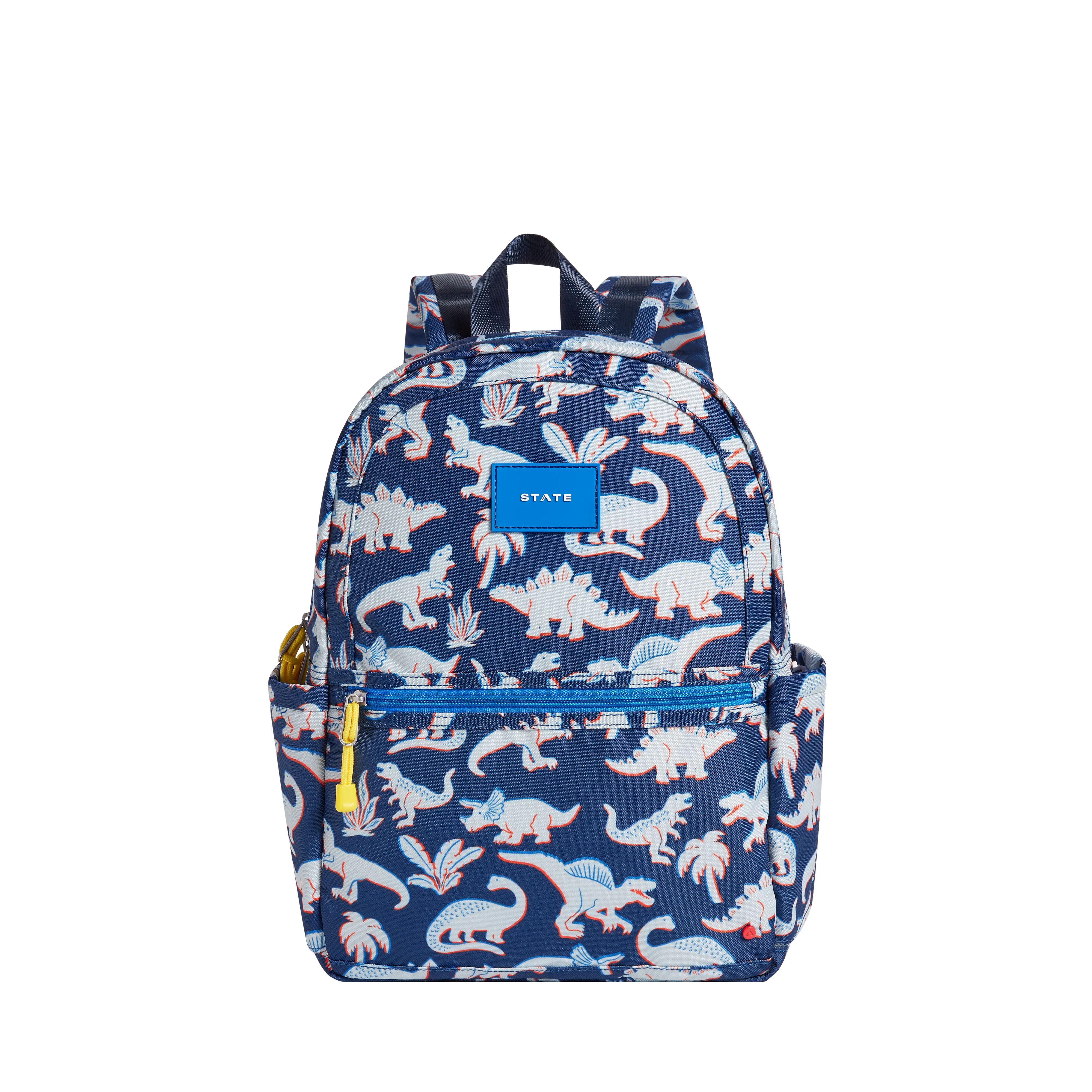 STATE Bags | Kane Kids Backpack Recycled Polyester Canvas Navy Dino | STATE Bags