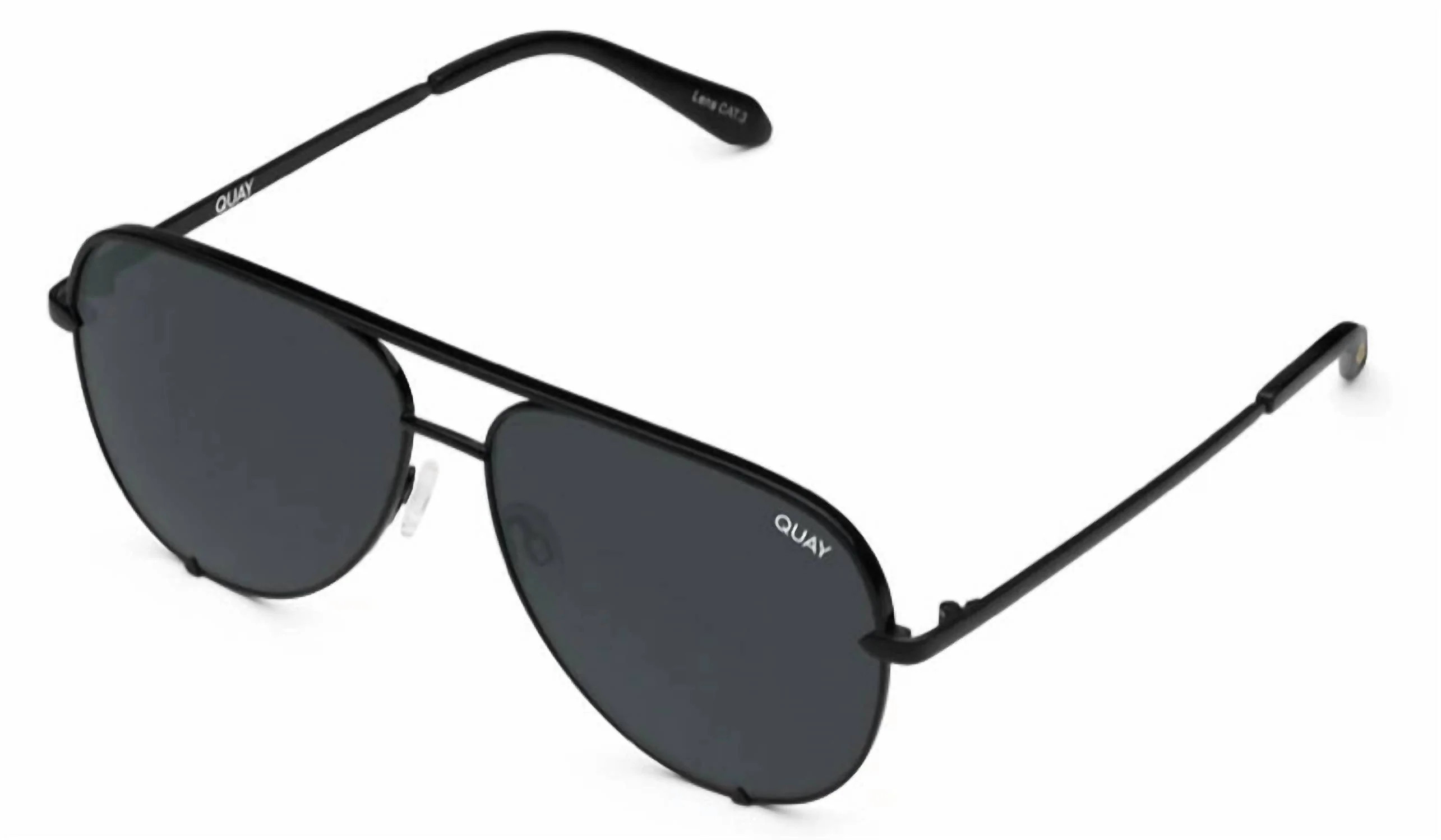 Women High Key Mini Aviator In Black / Smoke Polarized | Shop Simon