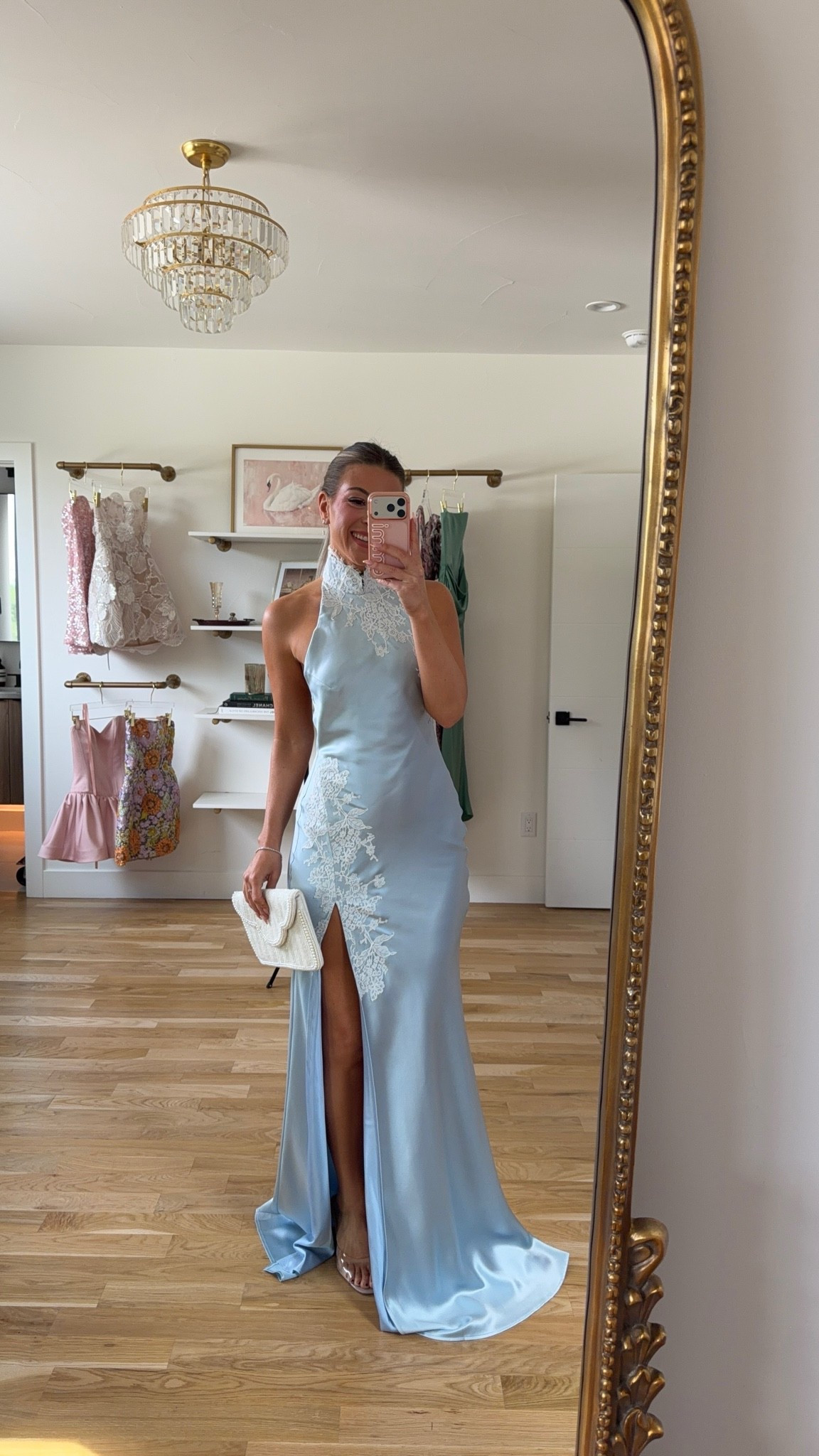 light blue satin halter maxi with lace applique detail and a front slit fall wedding guest dress for every girl 💍

I’m 5’4” & wearing my usual smalls/2

revolve: tulip
lulus: emerson20 (first purchase only) 

fall wedding guest dresses, wedding guest dresses, cocktail dresses, semi-formal dresses, black tie wedding guest dresses, destination wedding guest dresses, garden party dresses, wedding guest outfit ideas, fall dresses, autumn dress

#LTKWedding #LTKSeasonal #LTKgrwm