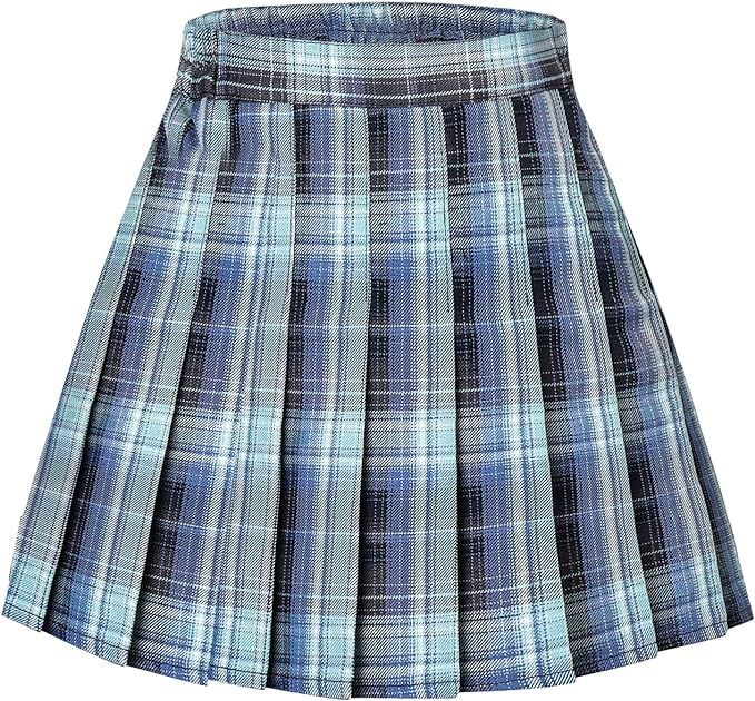 SANGTREE Girls Women's Pleated Skirt with Comfy Stretchy Band, 2 Years - US 2XL | Amazon (US)