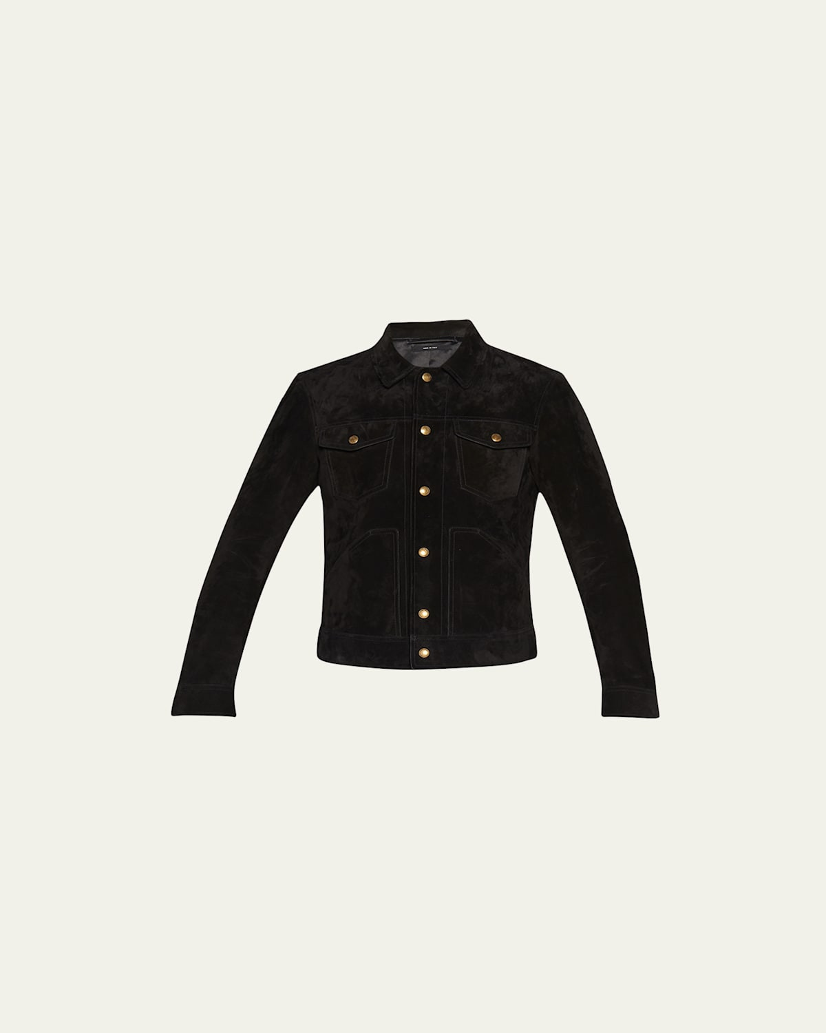 Men's Suede Western Jacket | Bergdorf Goodman