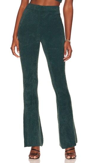 Ellena Knit Pants in Dark Teal | Revolve Clothing (Global)