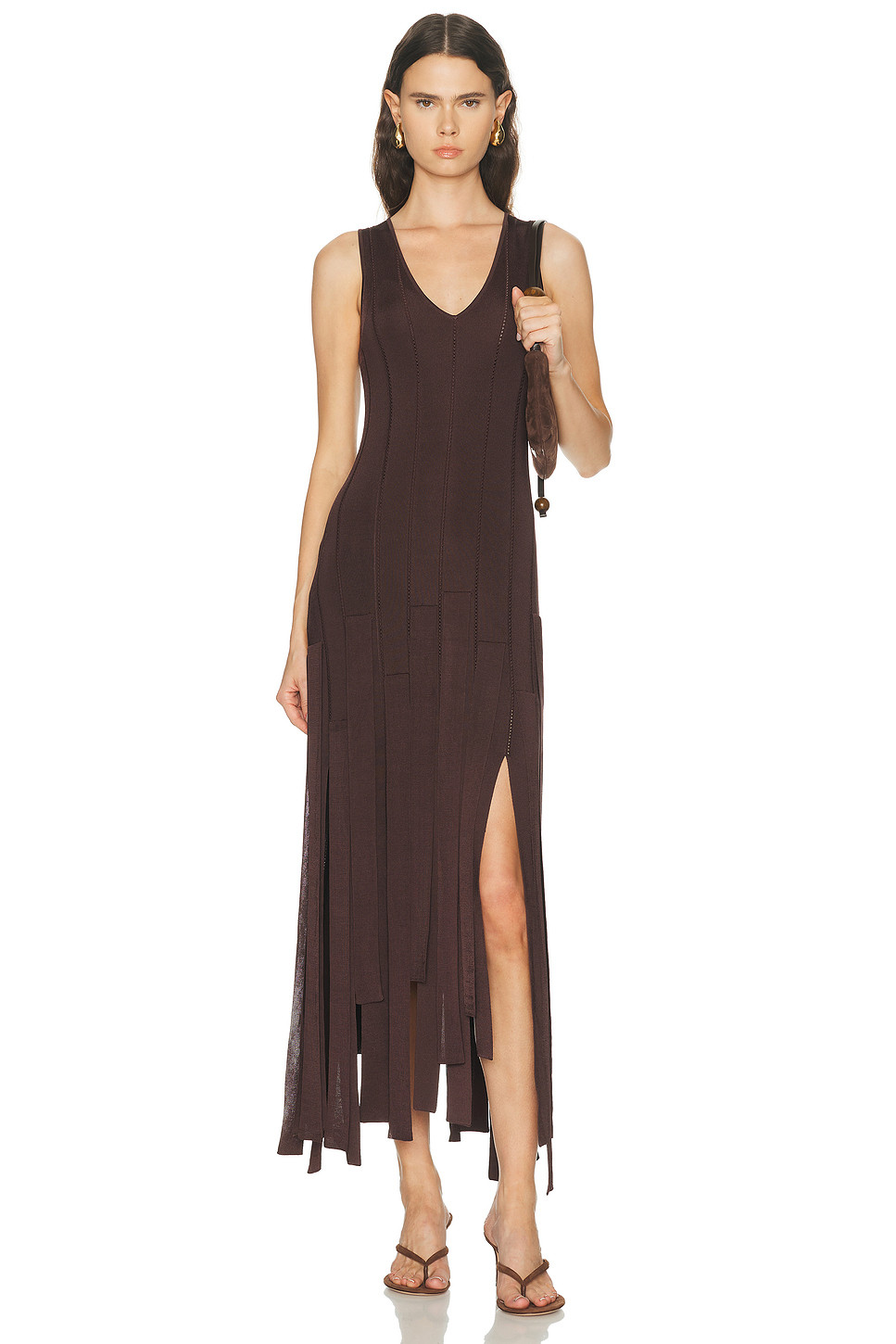 Luna Fringe Midi Dress | FWRD 