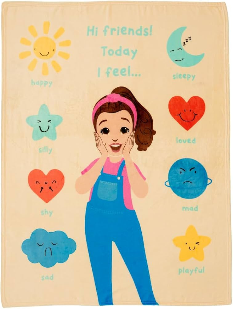 Franco Ms. Rachel Educational Adventures Bedding Super Soft Cozy Throw, 46 in x 60 in, (Officiall... | Amazon (US)