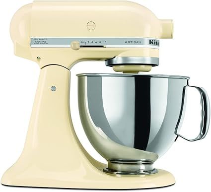 KitchenAid RRK150AC 5 Qt. Artisan Series - Almond Cream (Renewed) | Amazon (US)