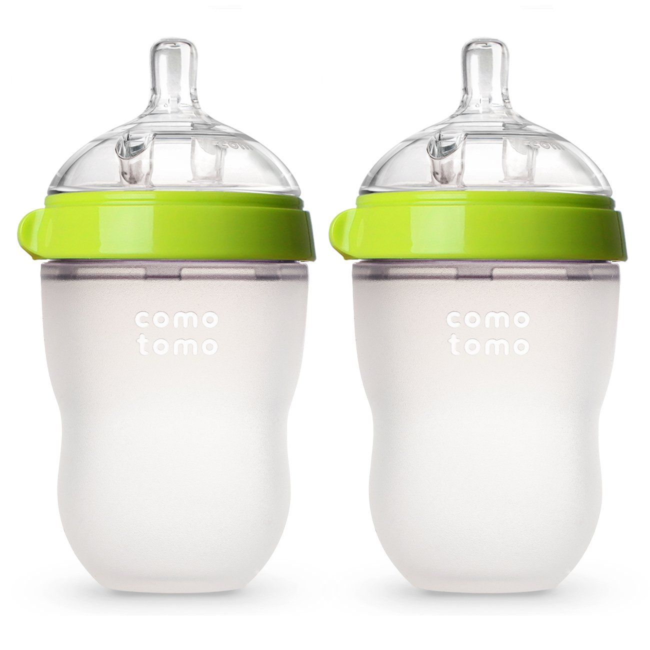 Comotomo Baby Bottle, Green, 8 Ounce (2 Count) | Amazon (US)