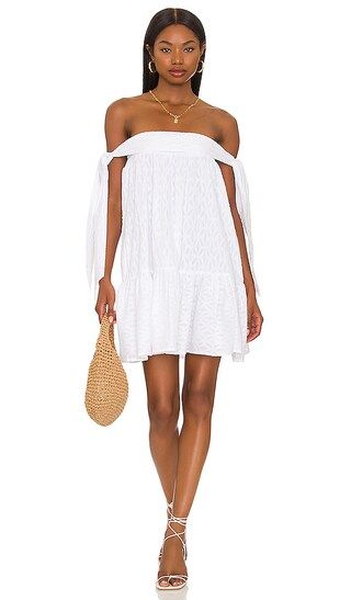 Cara Mini Dress in White | Revolve Clothing (Global)