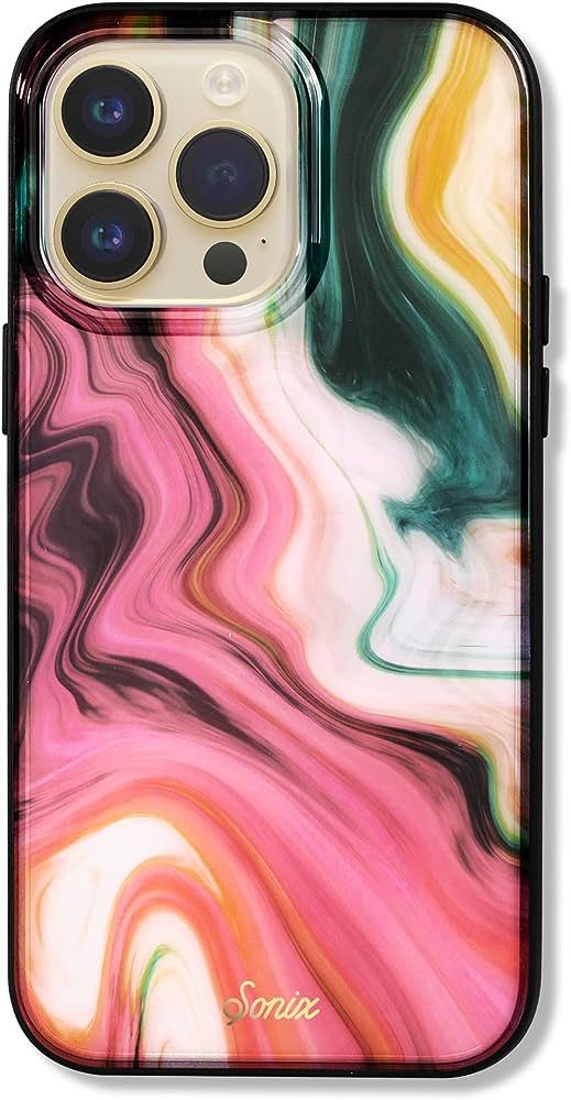 Sonix Case for iPhone 14 Pro | 10ft Drop Tested | Marble Phone Case for Women | Agate | Amazon (US)