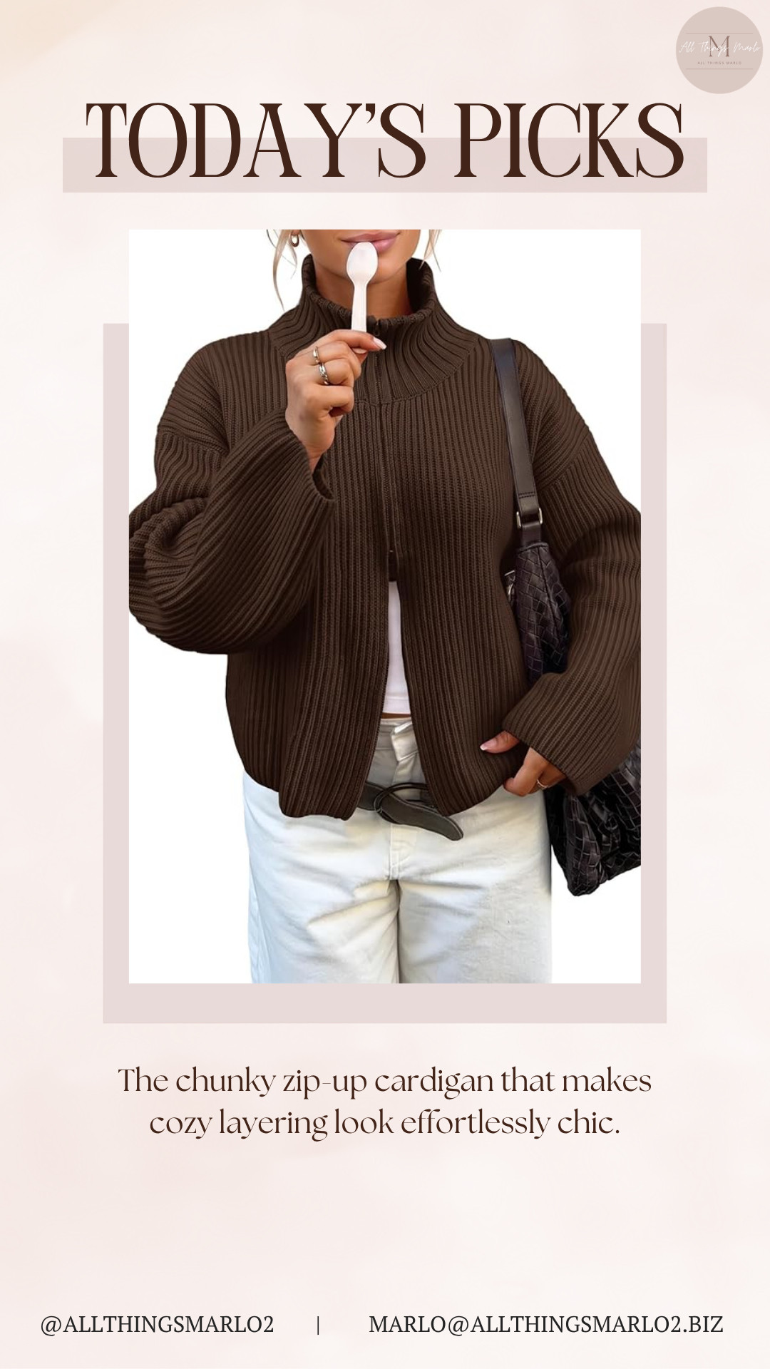 The chunky zip-up cardigan that makes cozy layering look effortlessly chic. 

 #LTKSeasonal #LTKWorkwear #LTKTravel