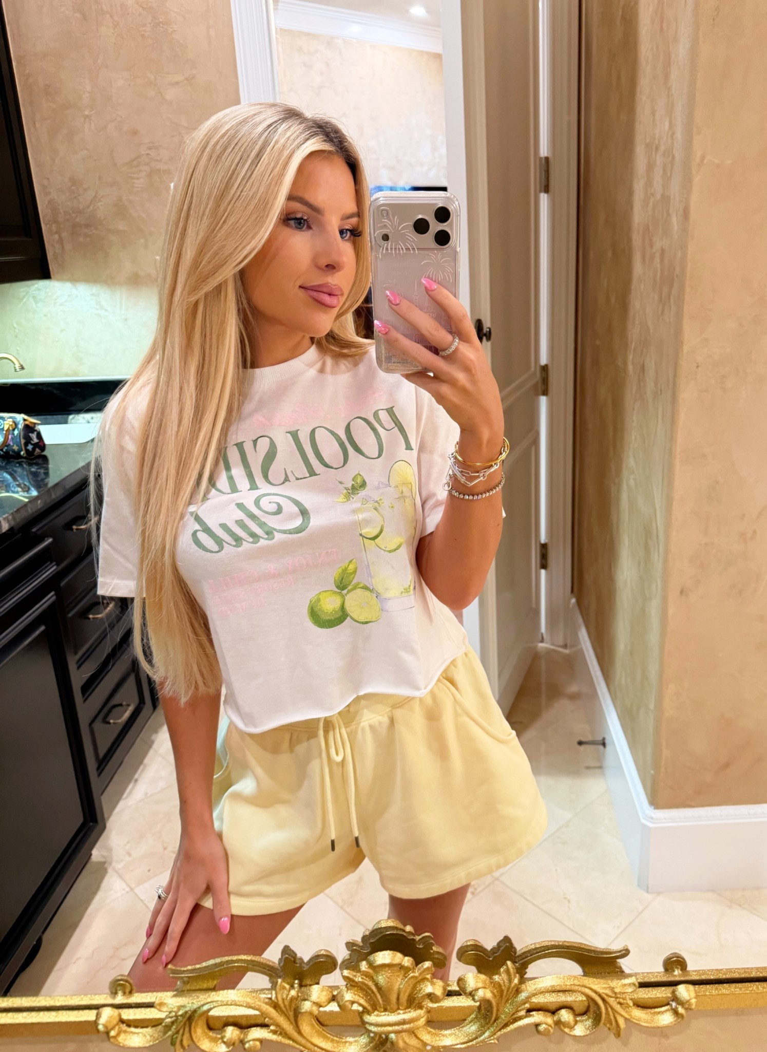 Casual spring break summer graphic tee. Walmart 