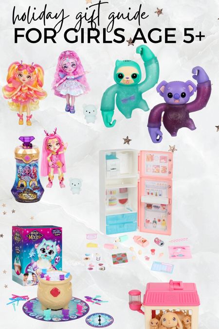 Gift ideas and toys for girls Christmas presents available at target, Kohl’s, Amazon, and Walmart 
Real littles and magic mixie cauldron game 