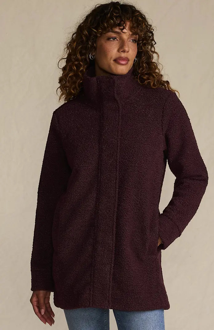 Boucle Fleece Coat | Nordstrom