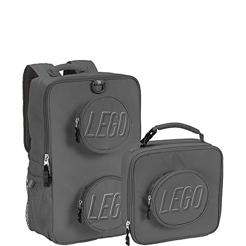 LEGO BRICK BACKPACK & LUNCH COMBO - GREY | Walmart (US)