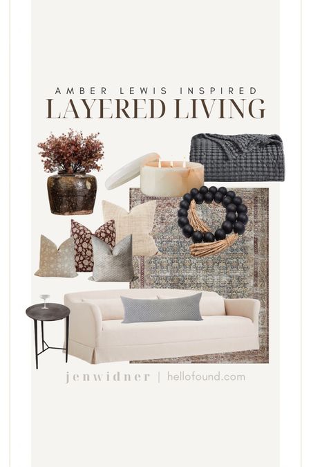 I love the casual, inviting aesthetic of Amber Lewis’s style. The living room layers and cozy bedrooms, relaxing bathroom designs and textures for days. 

#amberlewis #springlaunch #designinspo #pillows #anthropologie #cottagecore #livingroom #amazonfinds

#LTKFind #LTKstyletip #LTKhome