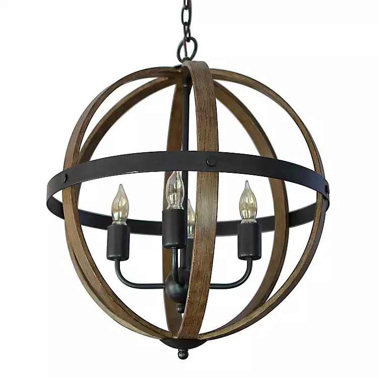 Orb Cage 4-Light Chandelier | Kirkland's Home