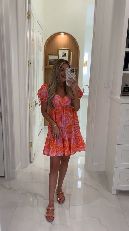 looking for a fun summer dress? I love the bright colors. fun print and comfortable fit of this babydoll dress (wearing size small - use code JESSCRUM for 15% off) 

shoes are Valentino, but I’ve linked similar at a better price point

impeccable pig, spring dress, summer dress, pink dress, babydoll dress, sundress, vacation dress, vacation outfit, pink sandals, affordable fashion 


#LTKfindsunder100 #LTKtravel #LTKSeasonal