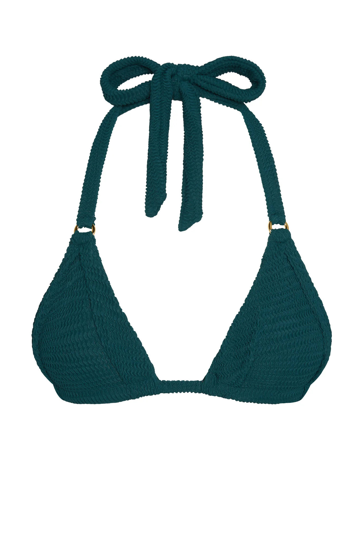 Morocco Top - Evergreen Crinkle | Monday Swimwear