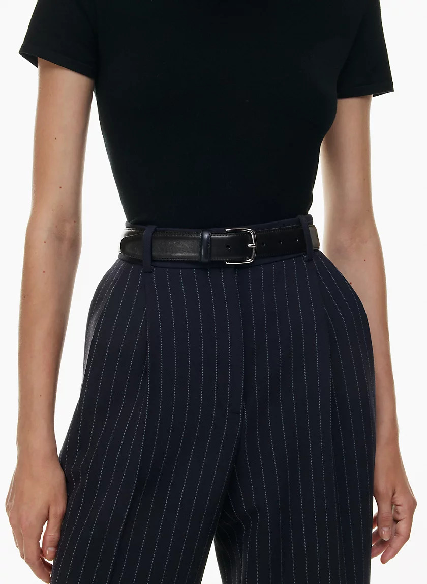 ESSENTIAL LEATHER BELT | Aritzia