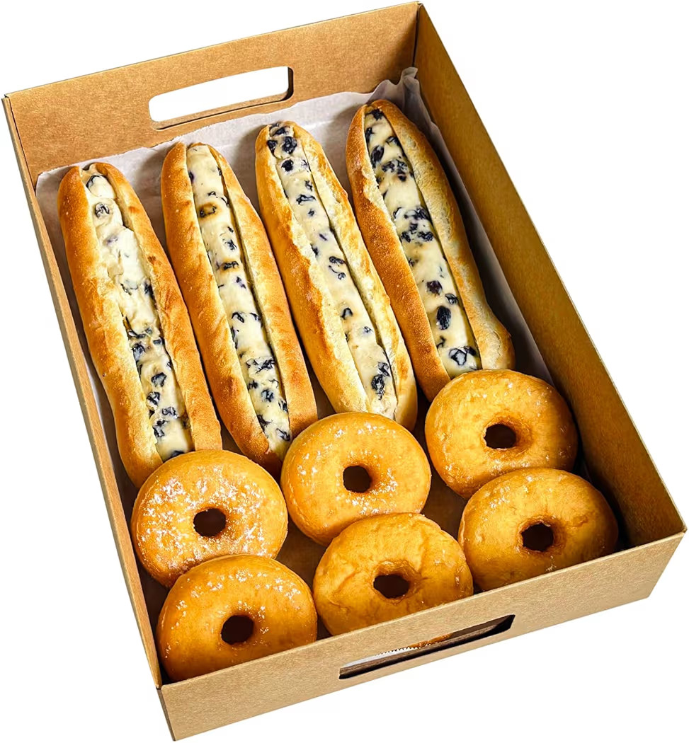 15-Pack 13" X 9" X 3" Brown Blyss Cookie Crate,Sturdy Cookie Serving Tray Great for Party Platter... | Amazon (US)